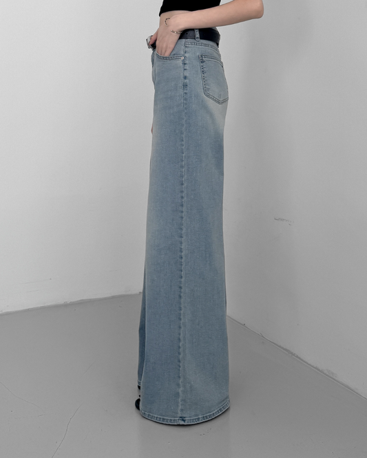 Vintage Wash Bootcut Jeans