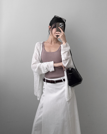 Multi-way Sheer Cardigan