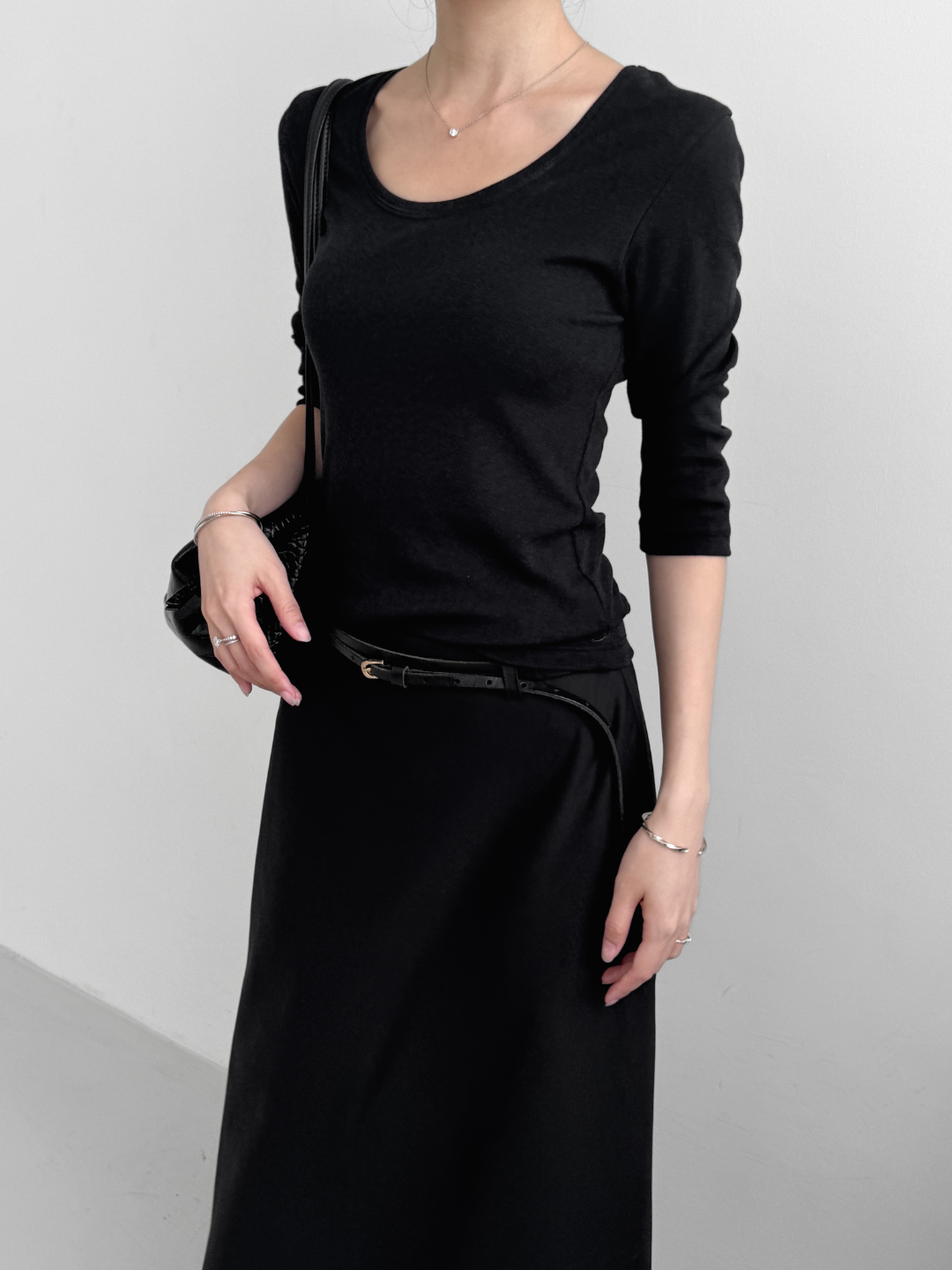 3/4 Sleeve Sheer Top