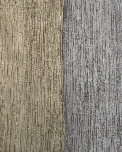 Straight Grain Raw Hem Textured Top