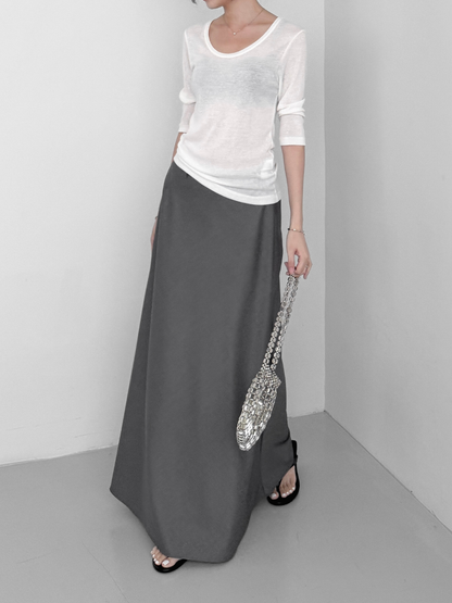 3/4 Sleeve Sheer Top