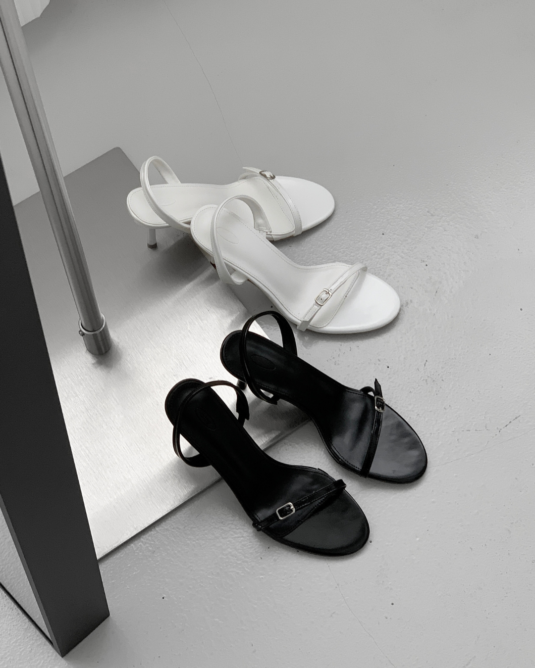 One Strap Kitten Heels