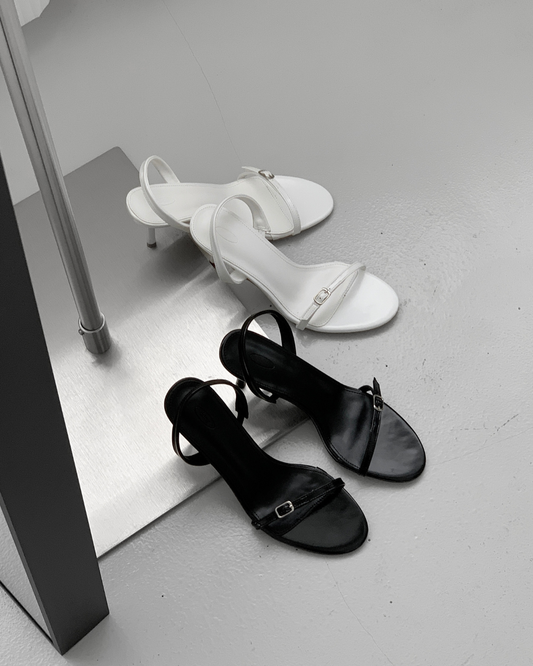 One Strap Kitten Heels