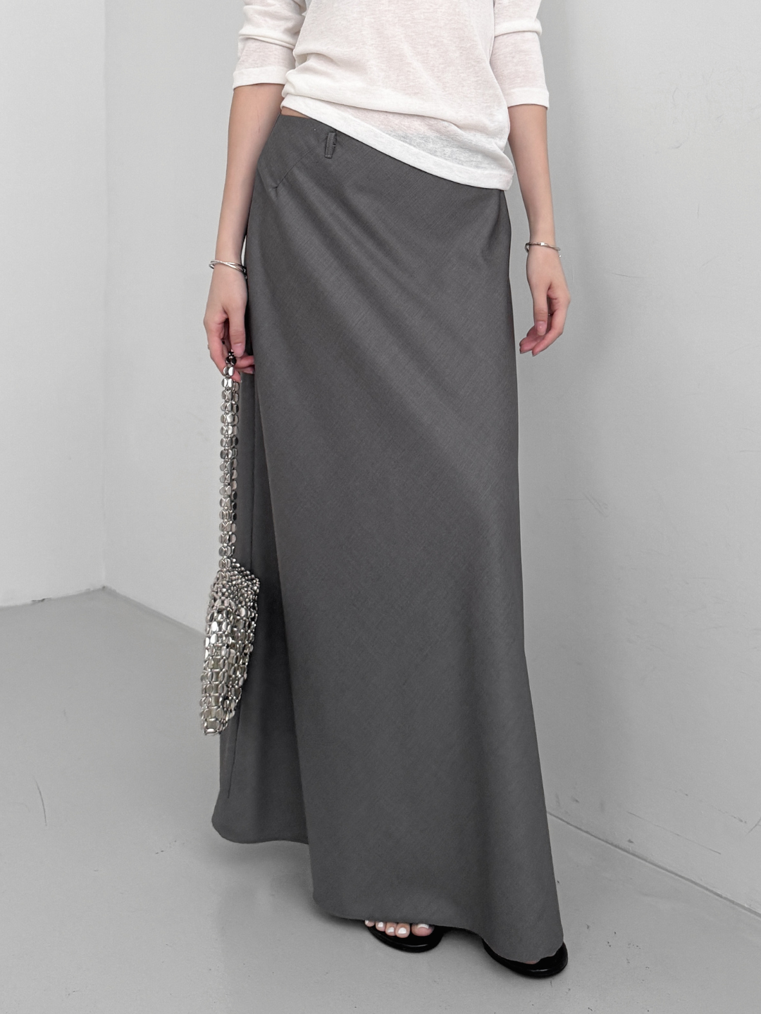 Flare Maxi Skirt