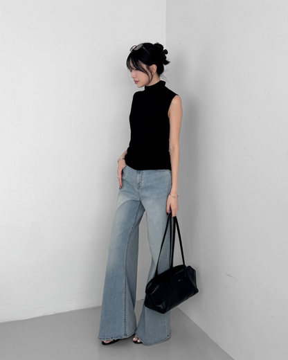 Vintage Wash Bootcut Jeans