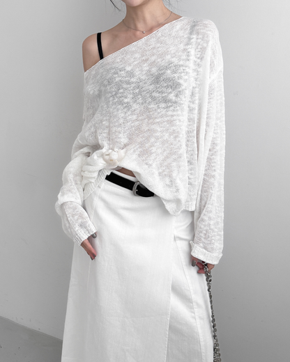 Multi-way Sheer Cardigan