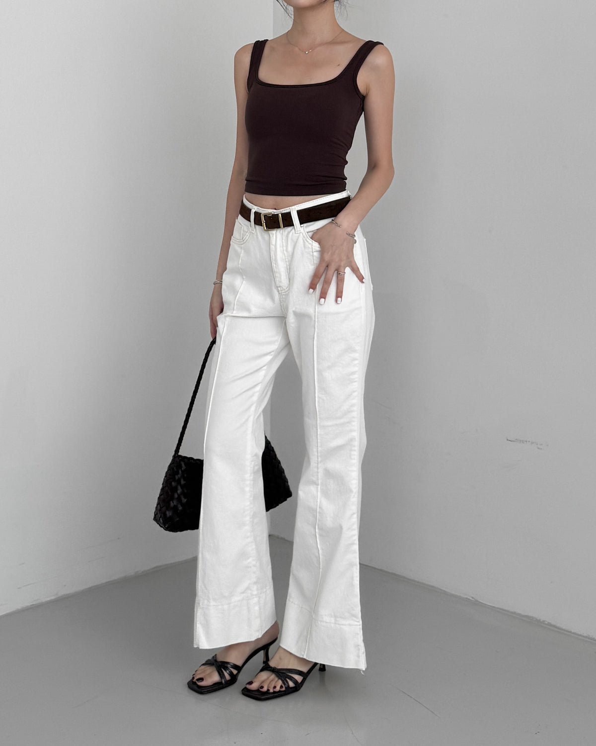 Coolmax Top Stitching Flare Pants