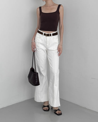 Coolmax Top Stitching Flare Pants