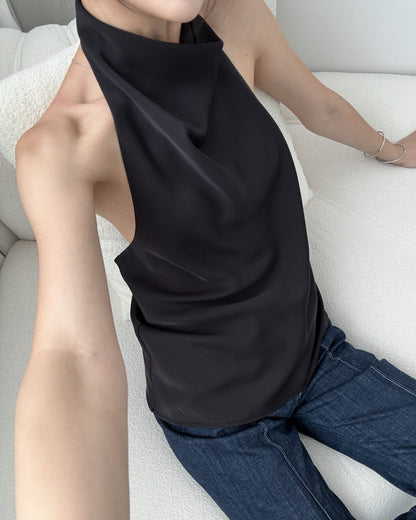 Satin Halter Top