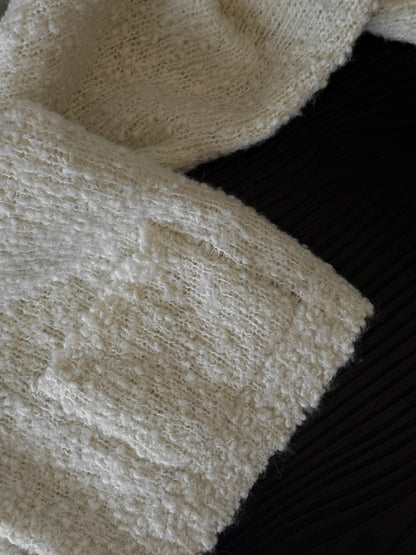 Boucle Fitted Cardigan