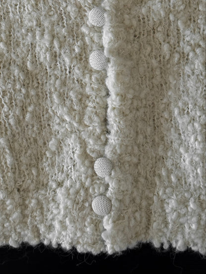 Boucle Fitted Cardigan