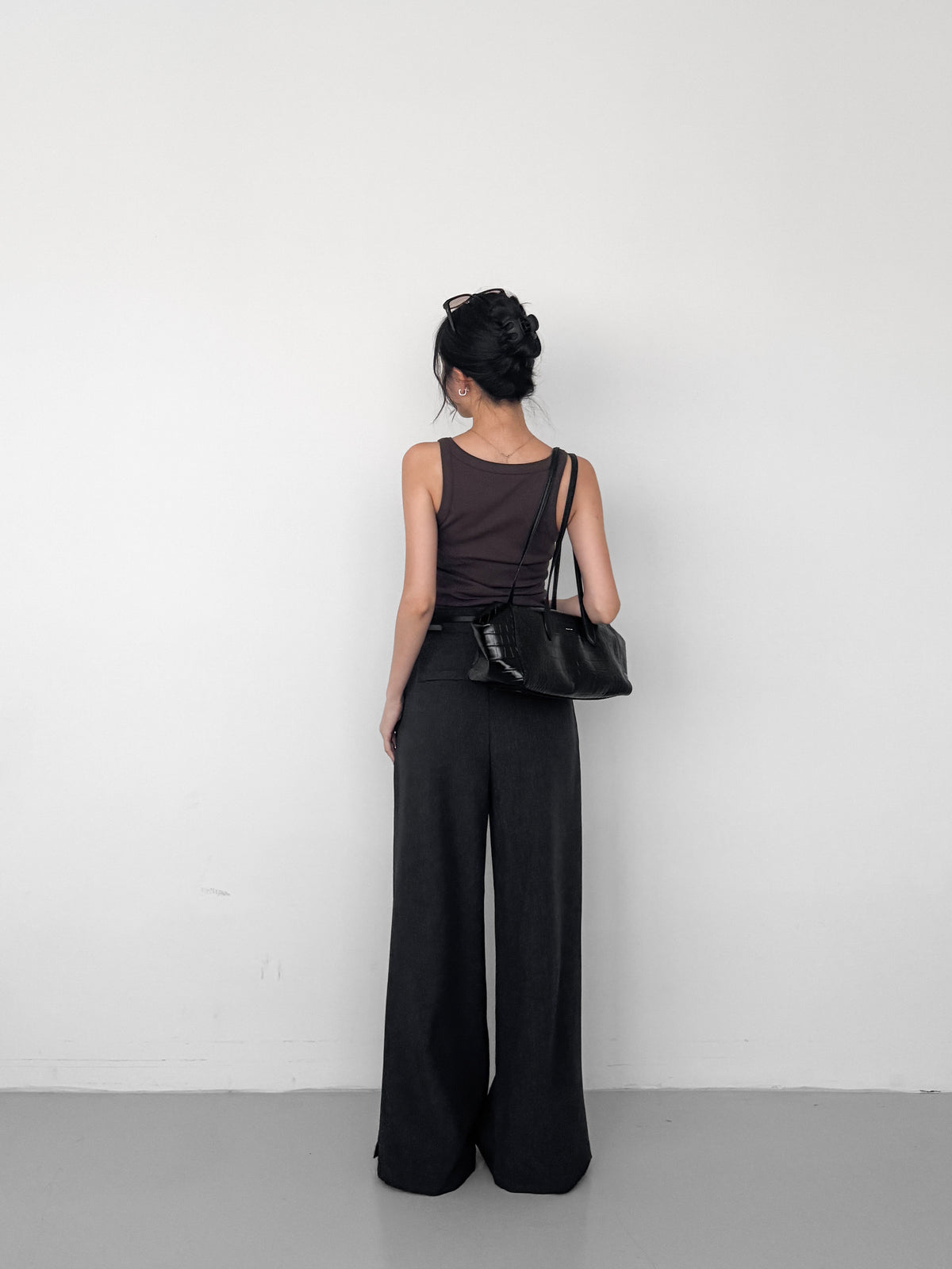 Two-pleat Trousers with Belt