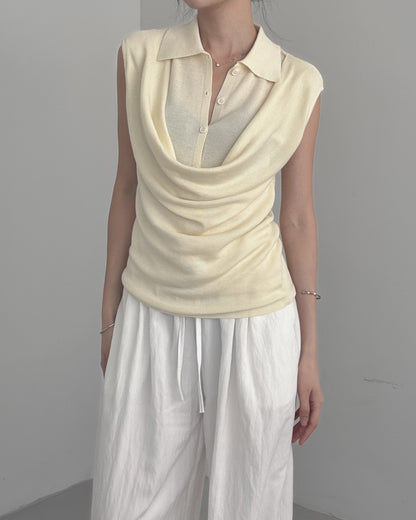 Faux Two-layer Polo Shirt