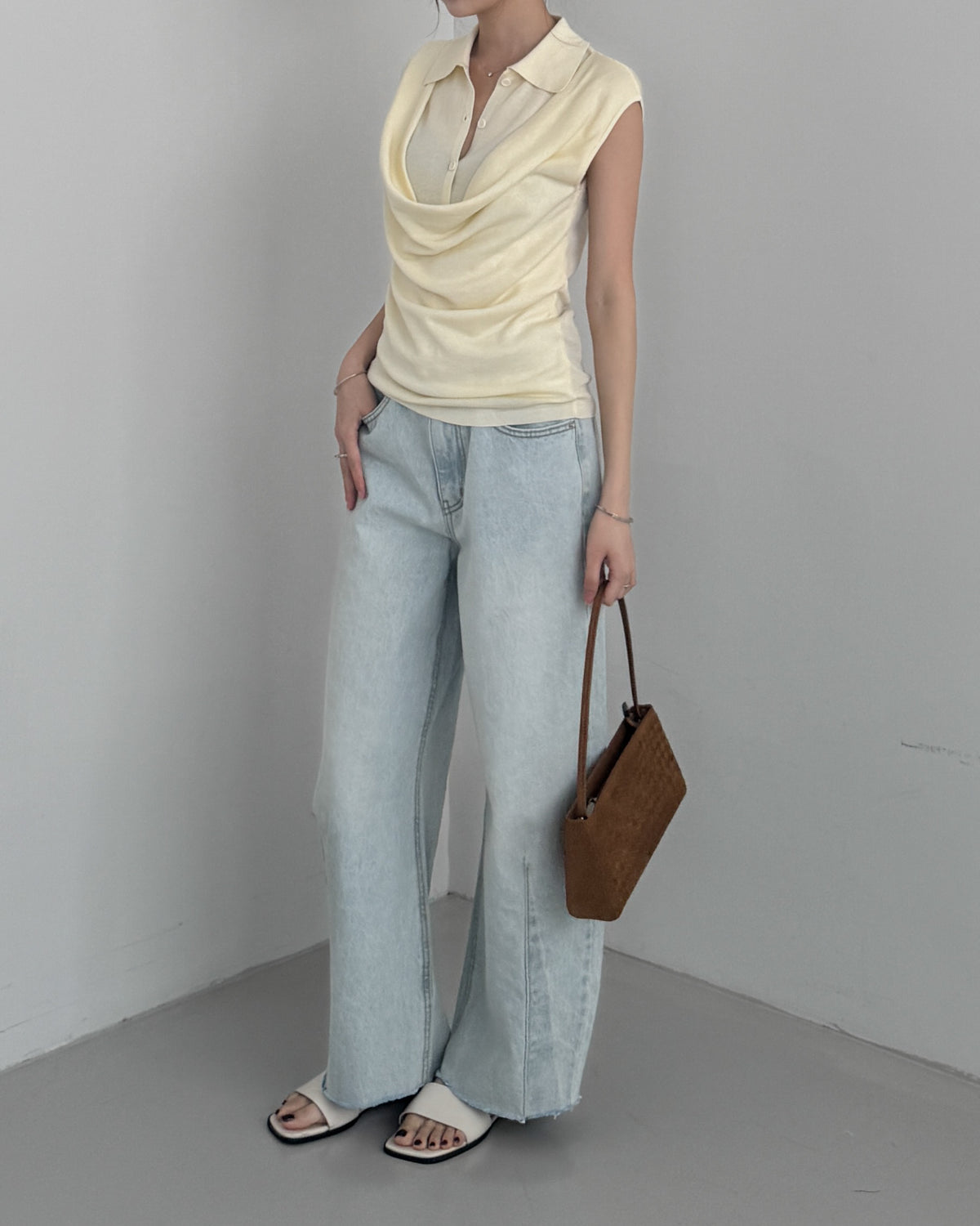 Faux Two-layer Polo Shirt
