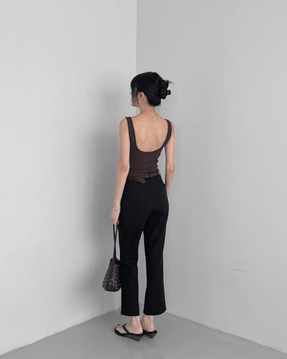 Slim Fit Capri Pants