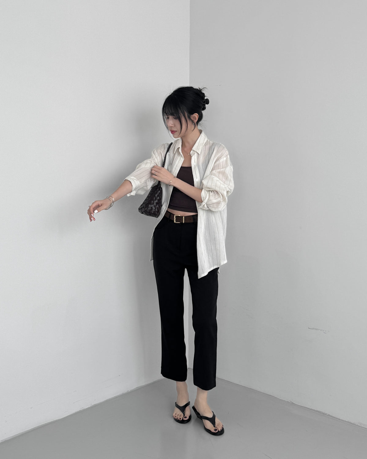Slim Fit Capri Pants