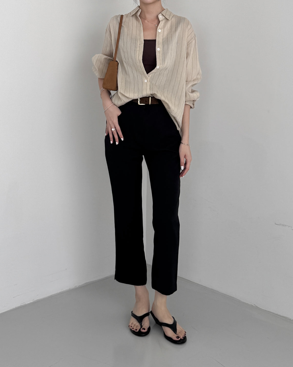 Slim Fit Capri Pants
