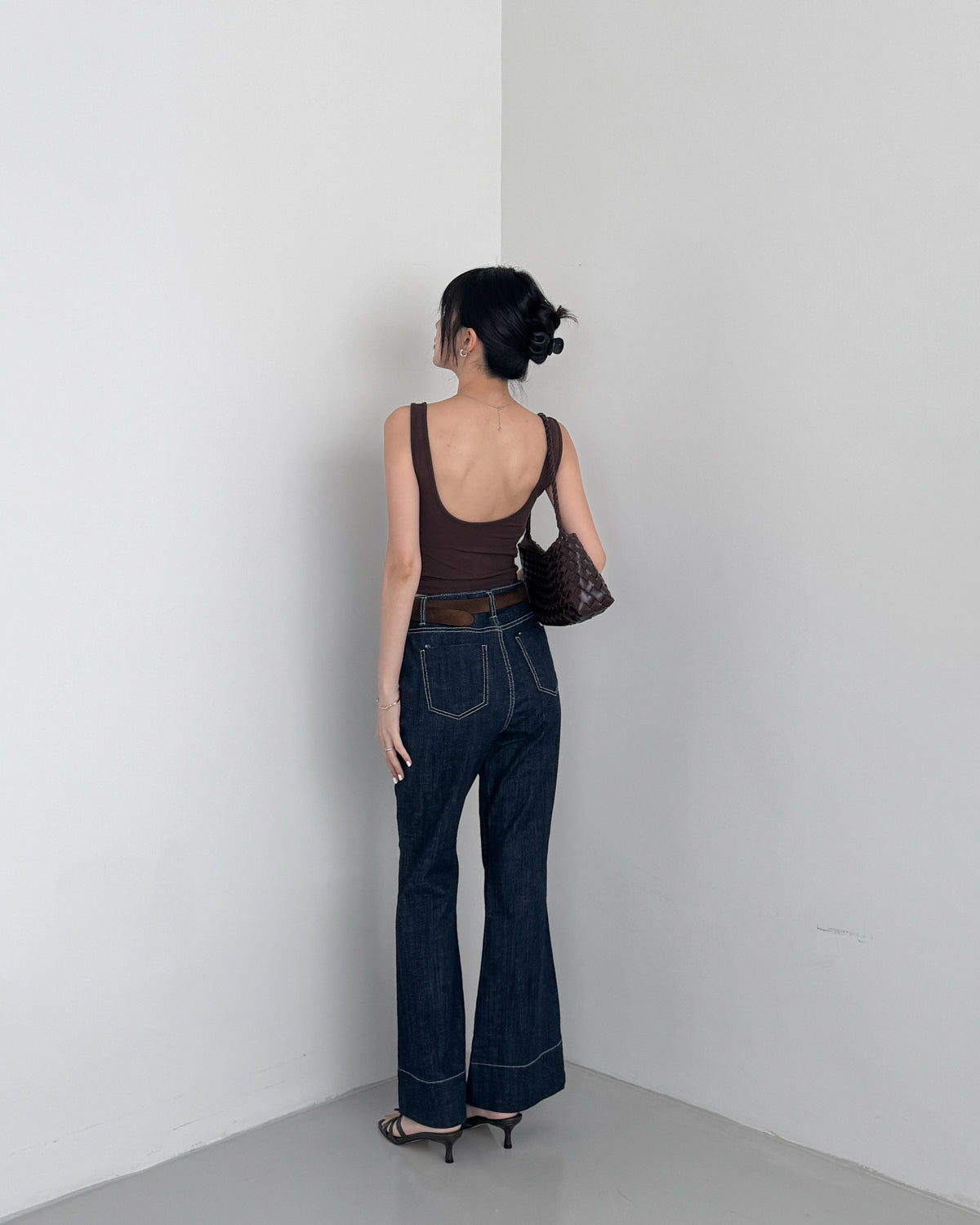 Coolmax Top Stitching Flare Pants