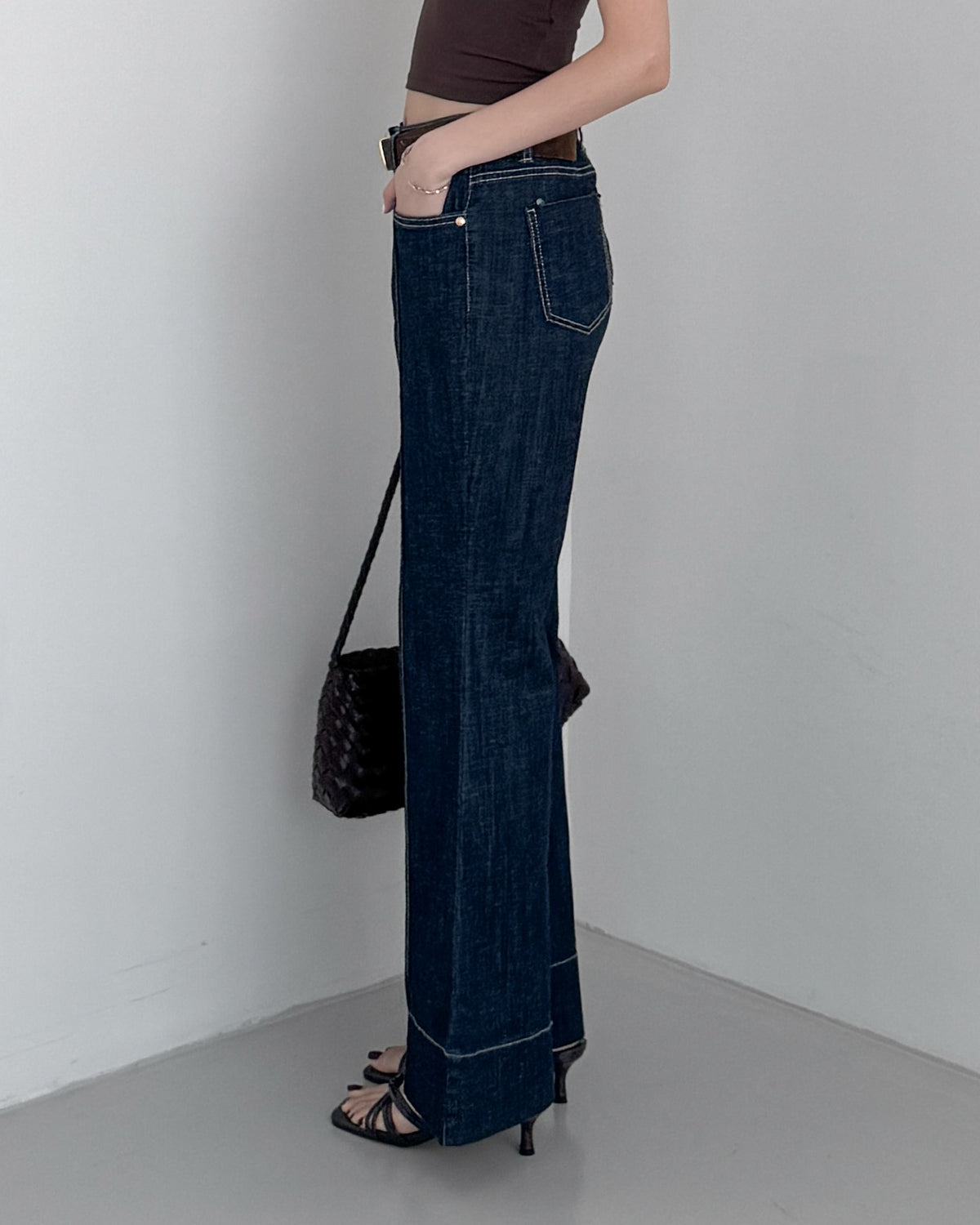 Coolmax Top Stitching Flare Pants