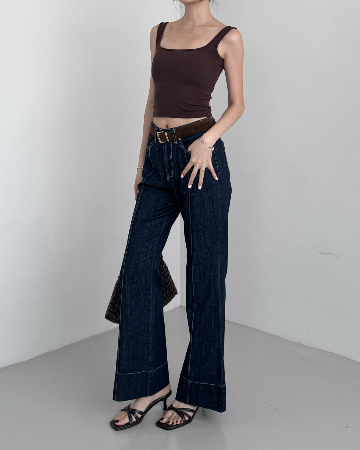 Coolmax Top Stitching Flare Pants